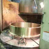 大型自润滑铜套CNC立车加工（直径2350mm）