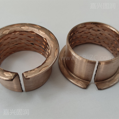 青铜卷制翻边轴承